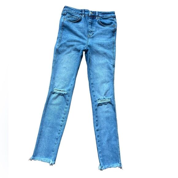 We The Free High Rise Distressed Jeans Size 29 - Picture 1 of 8